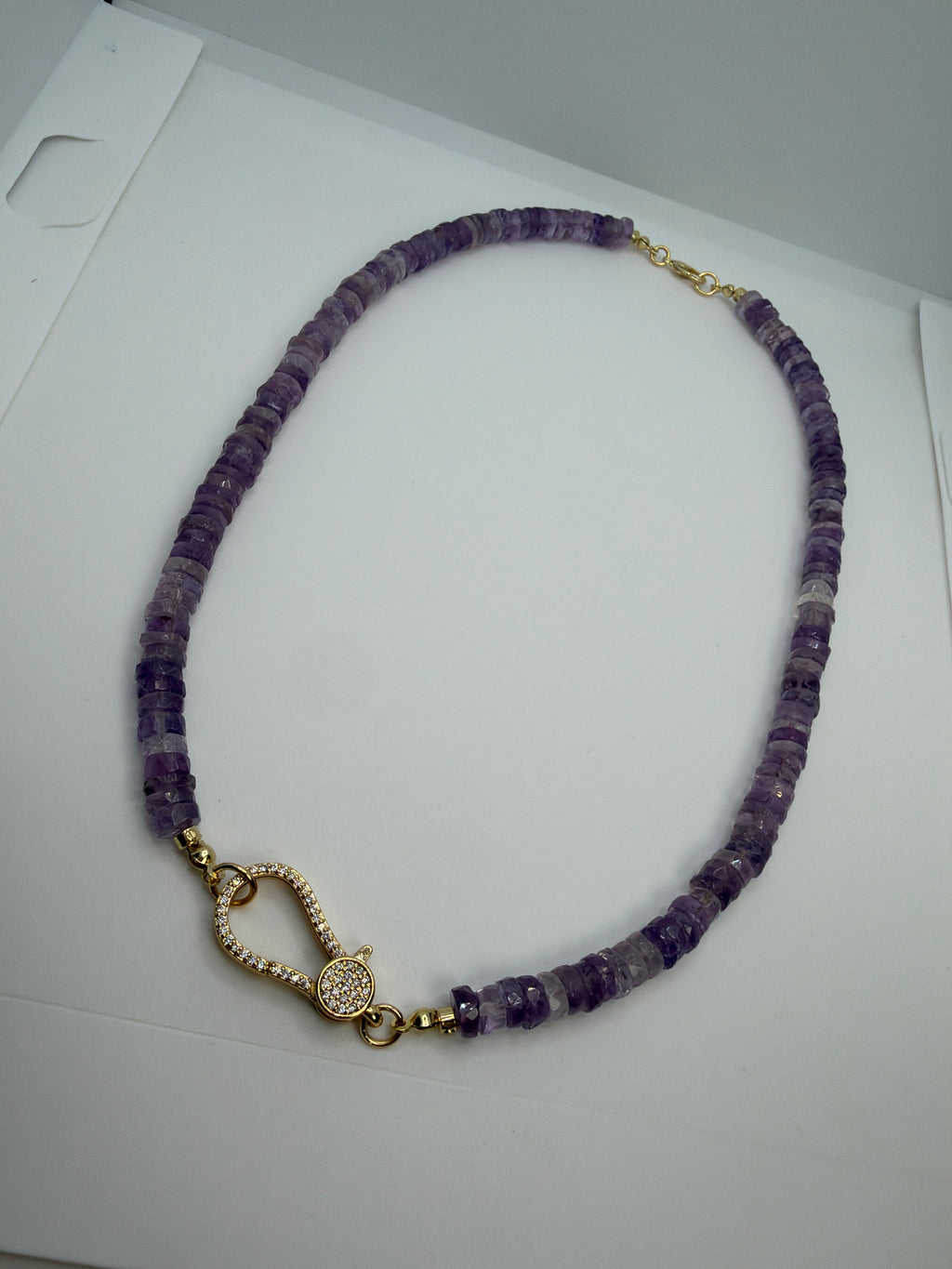 Amatista Lock Necklace ✨