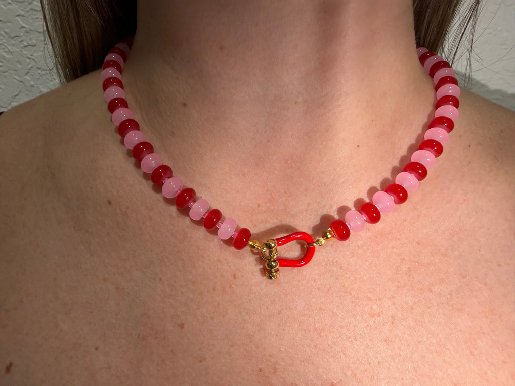 Ruby Blush Necklace 🩷❤️