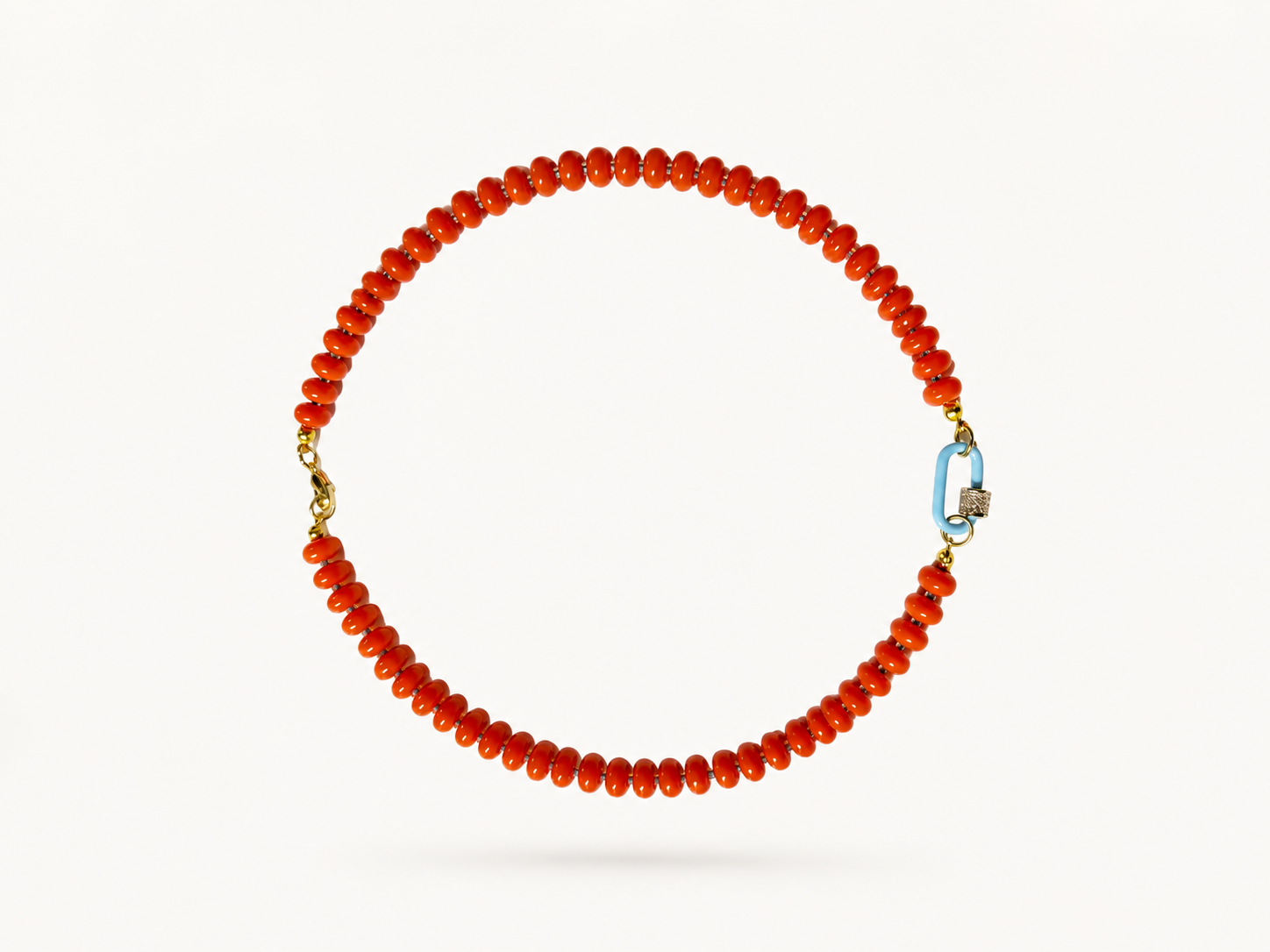Coral Breeze Necklace🧡🩵