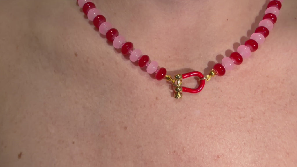 Ruby Blush Necklace 🩷❤️